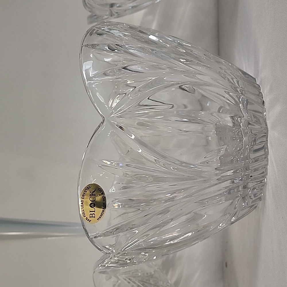 24% Crystal Bowl, Block handmade in Poland
